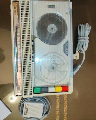 Registratore a nastro Geloso G 257 con microfono