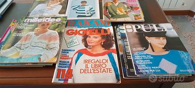 15 RIVISTE VINTAGE LAVORI A MAGLIA UNCINETTO
