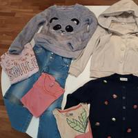 Abbigliamento bambina 12 pezzi 6-7-8-9 anni