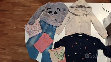 Abbigliamento bambina 12 pezzi 6-7-8-9 anni