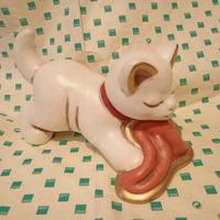 gatto con copertina thun vecchia produzione 