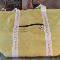 Borsa termica IKEA grande – gialla con tasche e ma