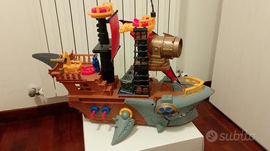 Fisher-Price Imaginext Squalo-Nave dei Pirati 