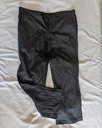 Pantaloni leggeri estivi neri Max Casoli 56