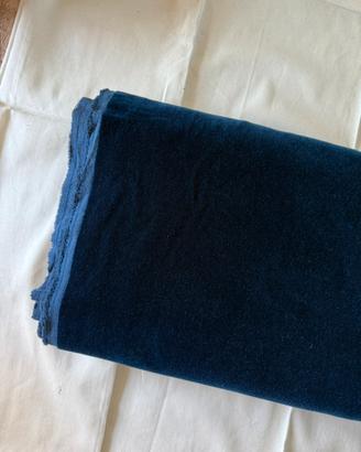 Velluto Gervasoni blu notte 6.40m x 135cm - nuovo