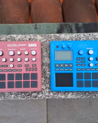 Korg Electribe 2 - Sampler e Synth / rosa e blu