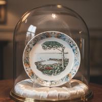 Piatto in ceramica souvenir Ischia