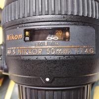 NIKON AFs NIKKOR 50 f 1 .4 G Autofocus Digitali