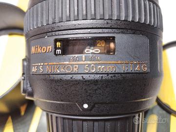 NIKON AFs NIKKOR 50 f 1 .4 G Autofocus Digitali