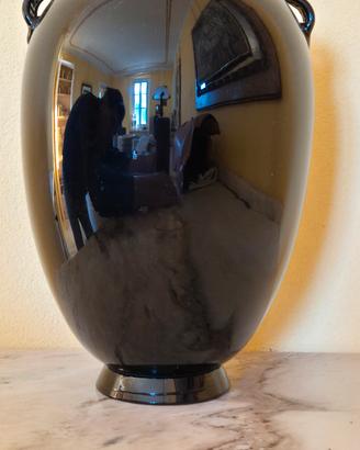 vaso anni 30 Art Deco'  pasta di vetro