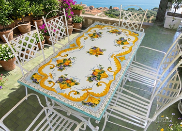 TAVOLO IN PIETRA LAVICA MIS. 200X100 CM. IN ITALIA