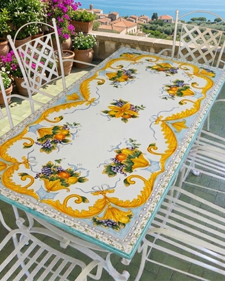 TAVOLO IN PIETRA LAVICA MIS. 200X100 CM. IN ITALIA