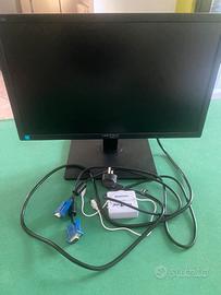 Monitor per pc hanns g con adattatore