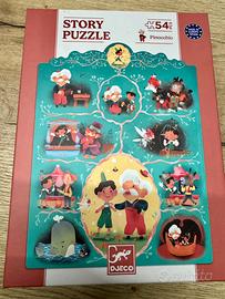 Djeco Story puzzle - Storia Pinocchio