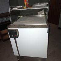 Vetrina riscaldabile a bagnomaria