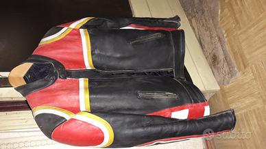 Giacca per moto in vera pelle