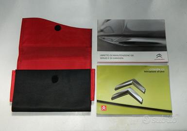 Manuale uso Citroen C1 con manutenzione e custodia