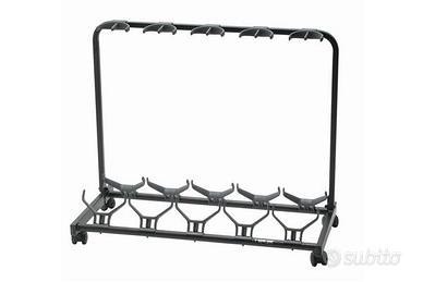 ROCKTILE Multistand Supporto per 5 Chitarre