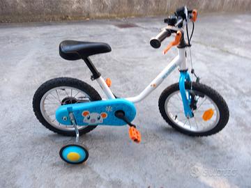 Bicicletta con rotelle