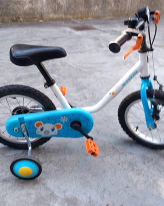 Bicicletta con rotelle