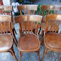 Sedie in legno anni 50