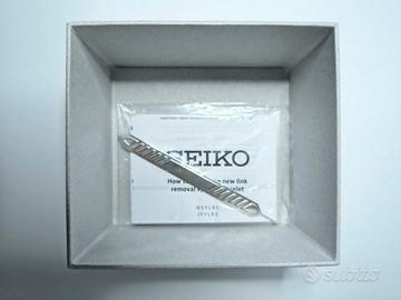 TG. M) Seiko Orologio Analogico Quarzo Giapponese Uomo con Cinturino