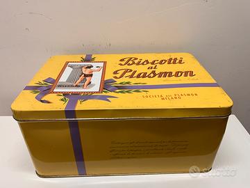 Scatola in latta Plasmon