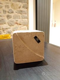 Portacarte in travertino 