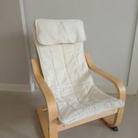 Ikea POÄNG poltrona per bambini