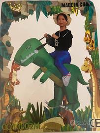 Travestimento gonfiabile carnevale dinosauro