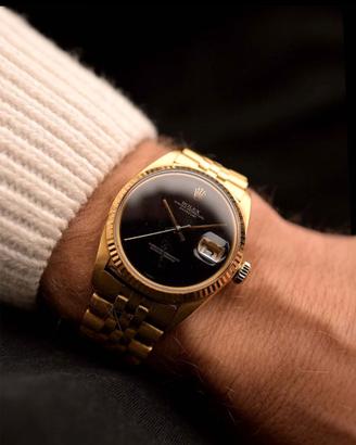 Rolex Datejust 1601 "Comet Onyx" Oro Giallo 18k