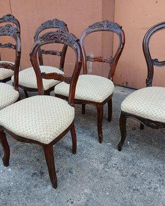 6 sedie vintage