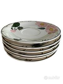 9 piattini saucer Wild Rose Villeroy &Boch