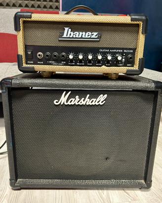 Amplificatore per chitarra testata e cassa
