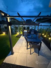 Gazebo con tetto richiudibile 3x4