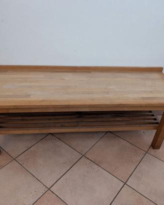 Panca in legno massello Ikea  136 cm