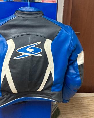 Giubitto in pelle da moto donna