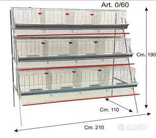 gabbia per galline ovaiole 