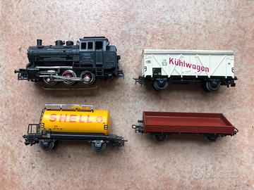 trenini MARKLIN vintage loco CM 800 + vagoni