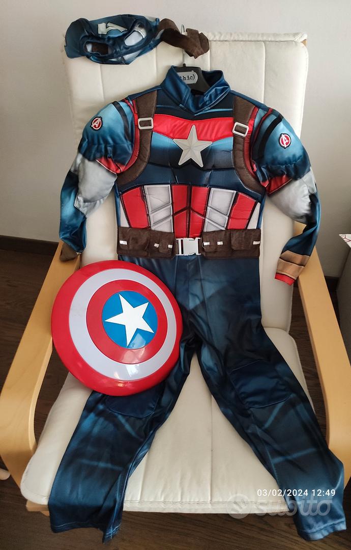 Capitan america vestito hot sale di carnevale