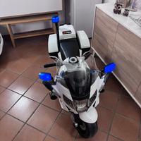 Moto polizia BMW a Batteria