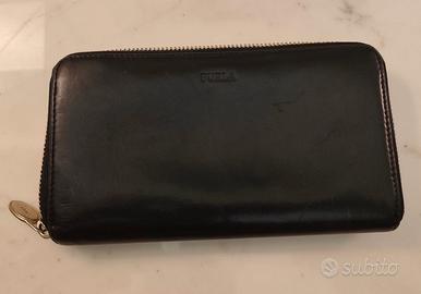 FURLA PORTAFOGLIO ZIPPY Continental Pelle Nera