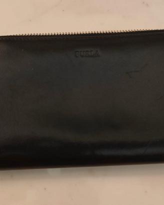 FURLA PORTAFOGLIO ZIPPY Continental Pelle Nera
