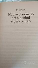 dizionario sinonimi contrari 
