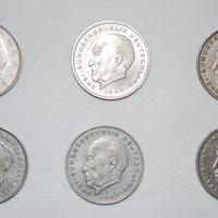 LOTTO 6 MONETE DA 2 MARCHI TEDESCHI COMMEMORATIVE