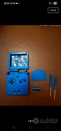 Scocca Gameboy Advance Sp originale blu 