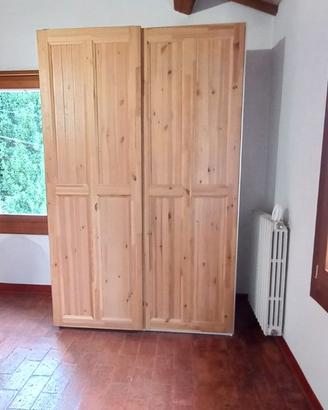 ARMADIO PAX BIANCO/LEGNO CM. 150