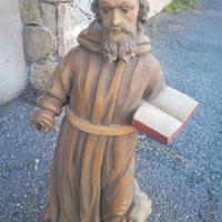 Statua legno san Antonio abate 