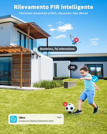 SEHMUA 4G LTE Esterno 2K PTZ Solare IP66