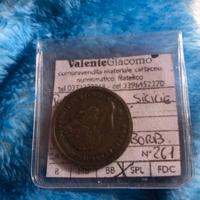 Moneta regno delle 2 sicile 2 tornesei con perzia